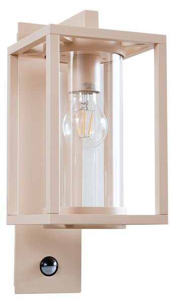 Zewnętrzna Lampa Lucande, Ferda, ściemnialny, beżowy, taras, aluminium, nowoczesny