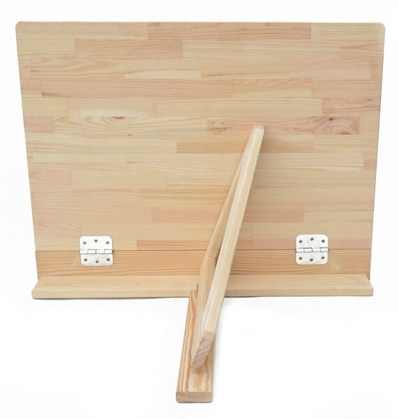 Wiszący stolik balkonowy z litego drewna sosnowego 59x79 cm – Rojaplast