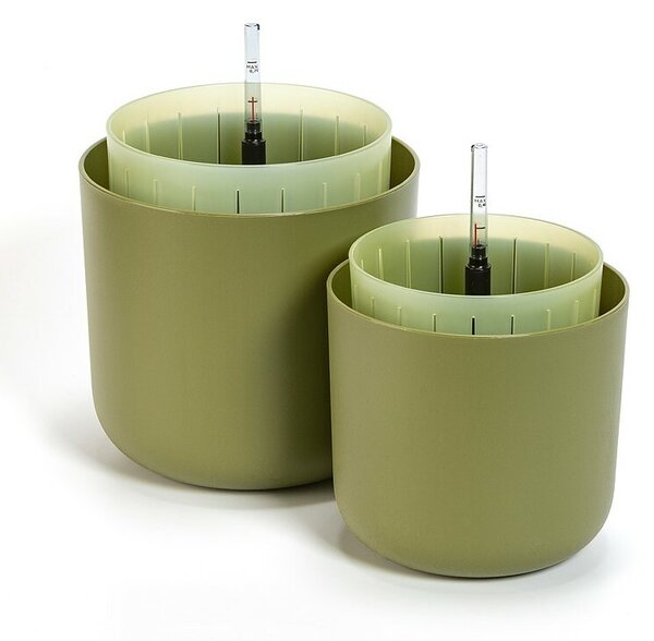 Plastia Doniczka samonawadniająca Tolita Air zielony, śr. 16 cm, śred. 16 cm