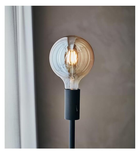 Czarna lampa stojąca Markslöjd Capital, wys. 1,35 m