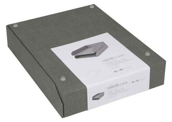 Kartonowe organizery na dokumenty zestaw 2 szt. Hakan – Bigso Box of Sweden