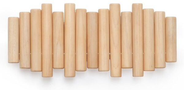 Wieszak ścienny z drewna sosnowego Picket – Umbra