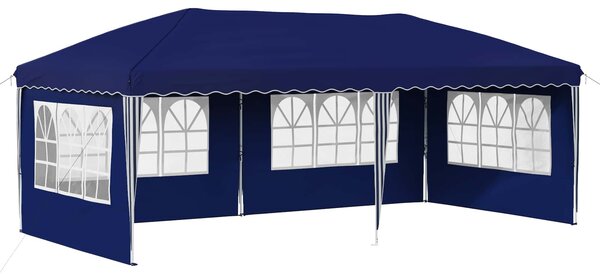 Namiot imprezowy rozkładany 575 x 289 x 245 cm niebieski