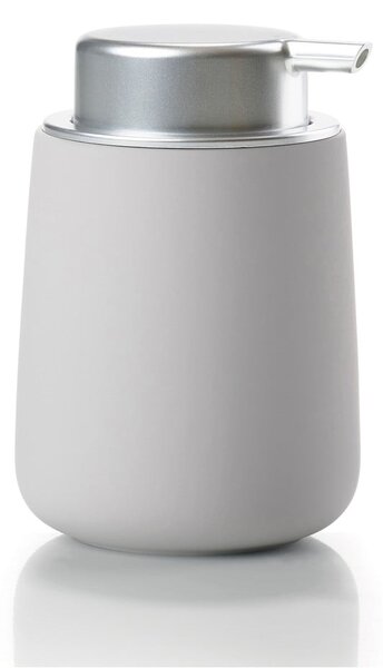 Jasnoszary porcelanowy dozownik do mydła 250 ml Nova – Zone
