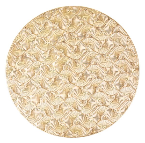 Mata stołowa w kolorze złota Tiseco Home Studio, ⌀ 38 cm