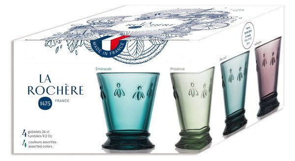 Szklanki zestaw 4 szt. 260 ml Abeille – La Rochére