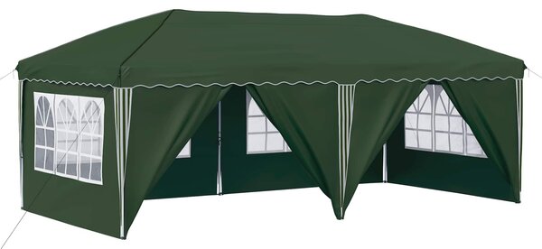 Namiot imprezowy rozkładany 575 x 288 x 245 cm zielony
