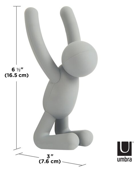 Ścienne plastikowe haczyki zestaw 3 szt. Buddy – Umbra
