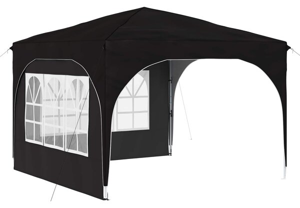 Namiot imprezowy rozkładany 290 x 290 x 245 cm Czarny