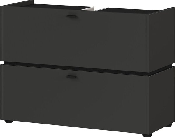 Antracytowa szafka pod umywalkę 80x59 cm Modesto – Germania