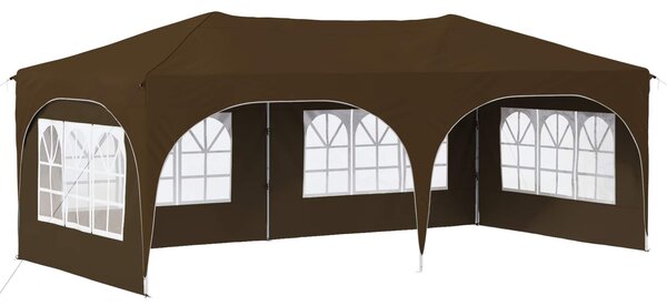 Namiot imprezowy rozkładany 575 x 288 x 245 cm Ciemnoszary