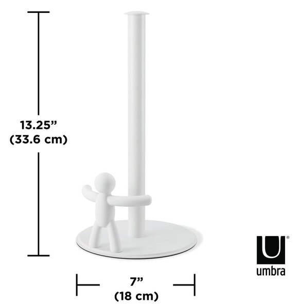 Stalowy stojak na ręczniki kuchenne ø 19 cm Buddy – Umbra