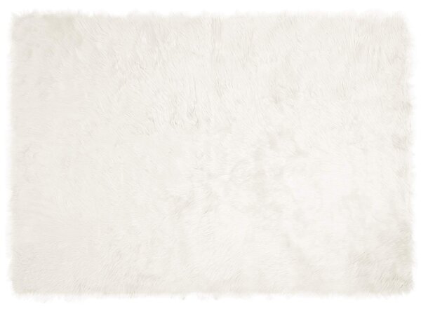 Dywan z sztucznej owczej skóry TAFALLA Biały 140 x 200 cm