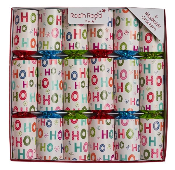 Crackery świąteczne zestaw 6 szt. Ho Ho Ho – Robin Reed