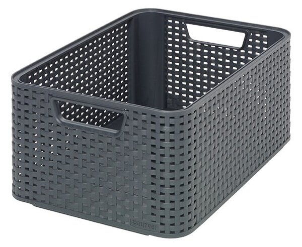 Szary koszyk Curver Style, 18 l
