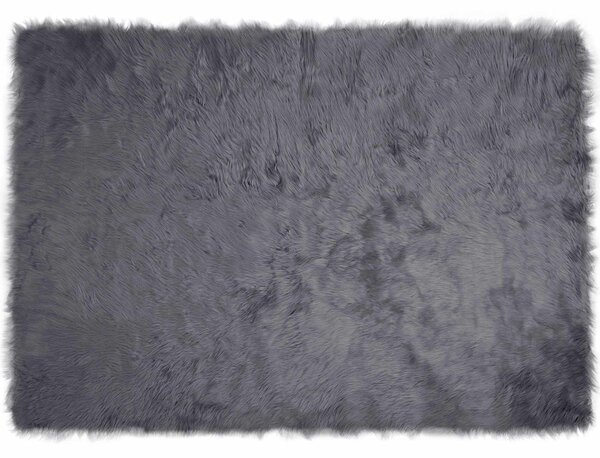 Dywan z sztucznej owczej skóry TAFALLA antracytowy 140 x 200 cm