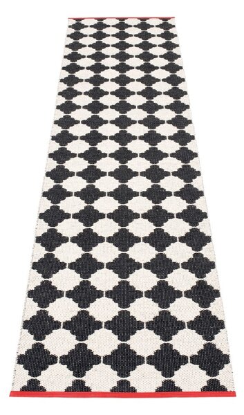 Czarno-biały chodnik odpowiedni na zewnątrz 70x300 cm Marre Black Coral – Pappelina