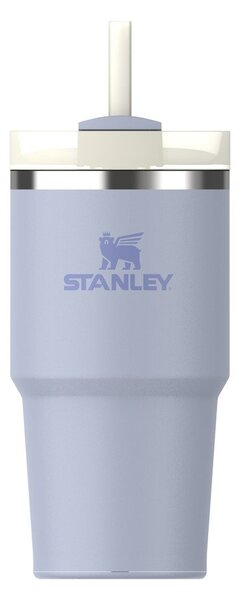 Fioletowy termos ze słomką ze stali nierdzewnej 600 ml Quencher H2.0 FlowState Tumbler Dew Drop – Stanley