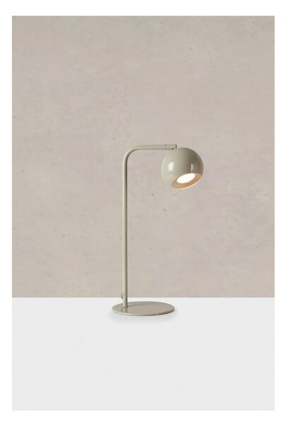 Szarobeżowa lampa stołowa z metalowym kloszem (wysokość 39,5 cm) Pop – Markslöjd