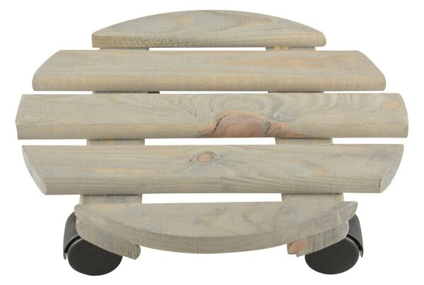 Ruchoma podstawka pod doniczkę z drewna sosnowego Esschert Design, ⌀ 29 cm