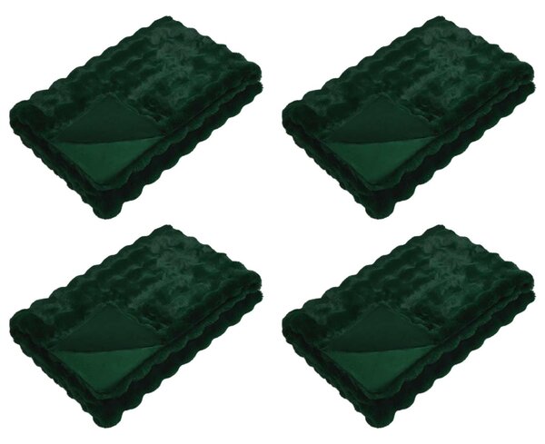 Koc antypoślizgowy z sztucznego futra królika Olite 4 pcs