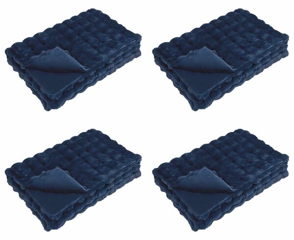 Koc antypoślizgowy z sztucznego futra królika Olite 4 pcs