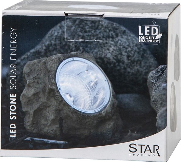 Solarna lampa ogrodowa LED Star Trading Rocky, wys. 11 cm