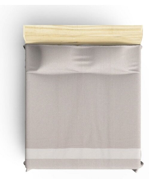 Beżowa bawełniana narzuta na łóżko dwuosobowe 230x200 cm Seritli – Mijolnir