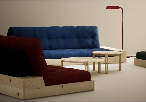 Bordowa rozkładana sofa 196 cm Base – Karup Design
