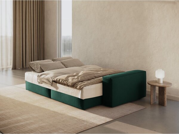 Zielona rozkładana sofa 247 cm Jodie – Micadoni Home