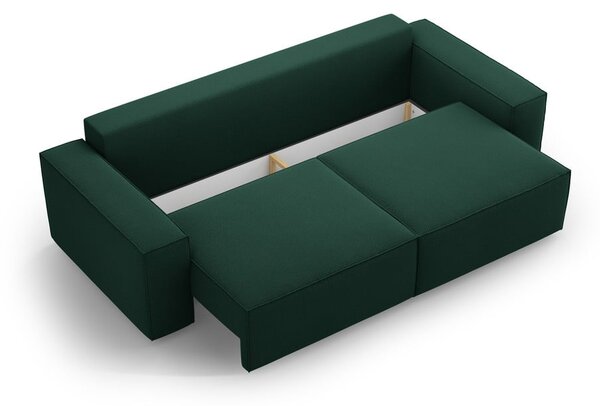 Zielona rozkładana sofa 247 cm Jodie – Micadoni Home