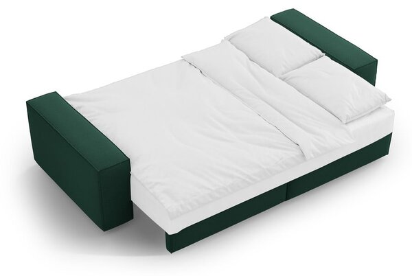 Zielona rozkładana sofa 247 cm Jodie – Micadoni Home