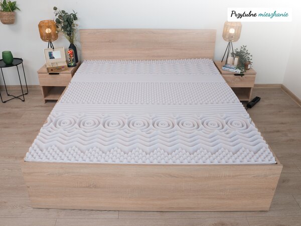 Piankowy materac DELUXE 90 x 200 cm Ochrona materaca: BEZ ochraniacz na materac