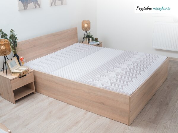 Piankowy materac DELUXE 90 x 200 cm Ochrona materaca: BEZ ochraniacz na materac