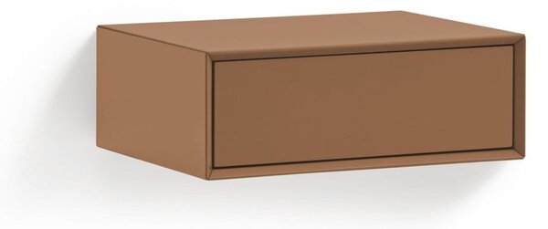Ceglasta wisząca szafka nocna Platt – Teulat