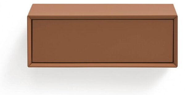 Ceglasta wisząca szafka nocna Platt – Teulat