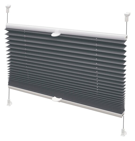 Antracytowa roleta 57x150 cm Plisé Verona – Gardinia