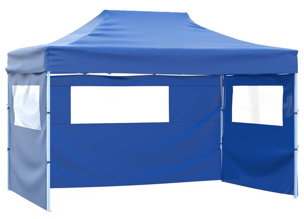 Namiot Imprezowy Niebieski 280 x 410 x 315 cm Materiał Oxford