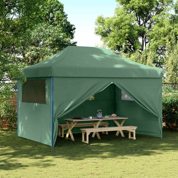 Namiot Imprezowy Zielony 279 x 410 x 315 cm Materiał Oxford