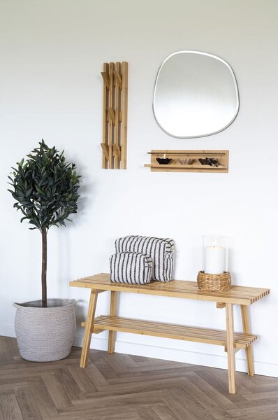Bambusowy wieszak ścienny w naturalnym kolorze Ember – House Nordic