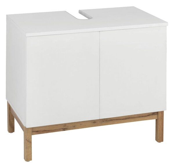 Biała szafka pod umywalkę 56x35 cm Mirza – Støraa
