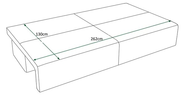 Różowa rozkładana sofa Z7-B52