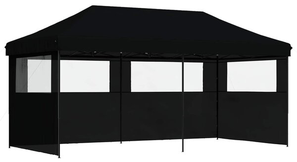Namiot Imprezowy Czarny 292 x 580 x 315 cm Materiał Oxford