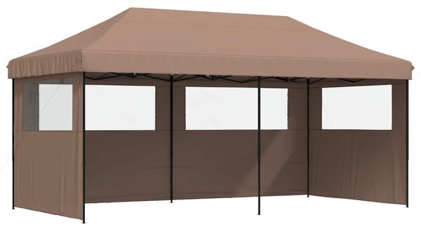 Namiot Imprezowy Brązowy 292 x 580 x 315 cm Materiał Oxford