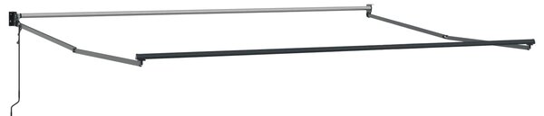 Elektryczna rama markizy składanej Antracyt 4 x 2 m Aluminium