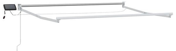 Elektryczna rama markizy składanej Biały 2,5 x 2 m Aluminium