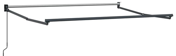 Ręczna markiza chowana Antracyt 3 x 2 m Aluminium