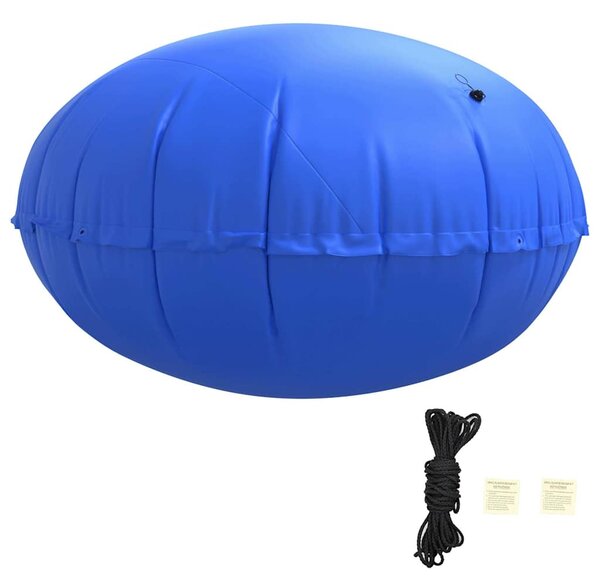 Poduszka basenowa na zimę Niebieski Ø 220 x 140 cm PVC