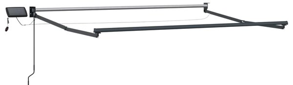 Elektryczna rama markizy składanej Antracyt 2,5 x 2 m Aluminium