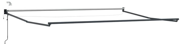 Elektryczna rama markizy składanej Antracyt 4 x 2 m Aluminium
